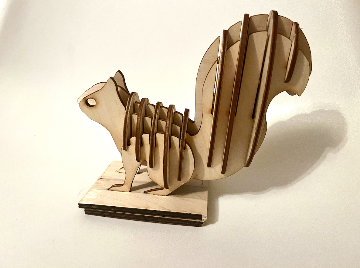 Laser Cut Squirrel